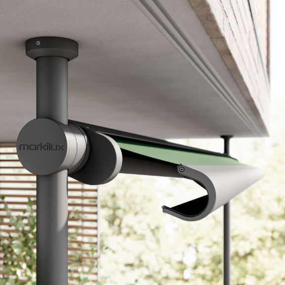 Klemmmarkise in Nahansicht - von weik.online aus Edingen-Neckarhausen